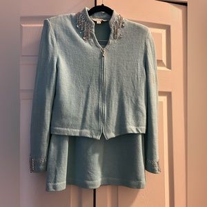 St John evening skirt suit size 8/6